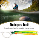 6pcs 6.5 Inch Acrylic Octopus Fishing Baits Freshwater Sea Fishing Crankbait