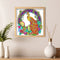 Mosaic Part Drill Special Shaped DIY Flower Peafowl Picture 5D Diamond Painting