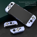 Crystal Clear Anti-Scratch Case for NS OLED Transparent Flip Skin (Blue) Newly