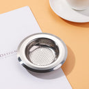 Net Stainless Steel Food Hair Stopper Sink Strainer Filter Basket Colander