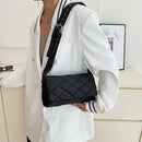 Simple Crossbody Handbags Solid Color Messenger Handbags Small Flap for Shopping