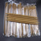 75pcs Bamboo Crochet Hook Carbonized Double Tips Carbonized Bamboo Str