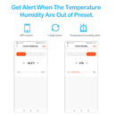 Digital LCD Screen Indoor WIFI Temperature Sensor Humidity Meter Mini Hygro