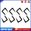 Outdoor Hanging Hook S-Shaped Pot Pan Lamp Holder for Camping Hiking (4pcs)