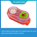 Life Jacket Light LED Self-Lighting Life Saving Conspicuous Lamp (Red) Newly