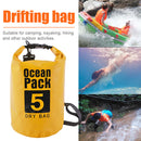 Waterproof Dry Bag Pack Sack Swimming Kayaking River Trekking (5L Yellow) Newly