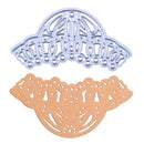 AVZYARDY Edge Flower Punching Stencil Metal Stencil Molds Preset Tool Transpa