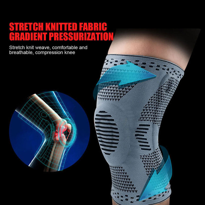 Gym Knee Pads Sports Fitness Kneepad Compression Knee Protector Brace Support