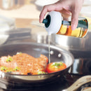 Oil Bottle with Brush Kitchen Oil Dispenser for BBQ Baking Cooking (Green)