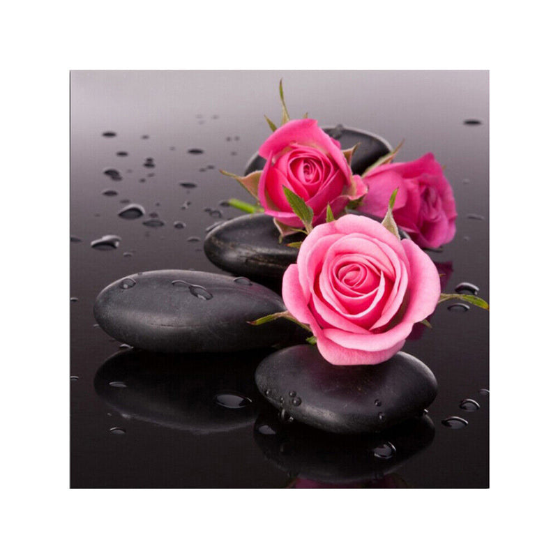 5D Rose DIY Diamond Painting Cross Stitch Needlework Home Decor Craft