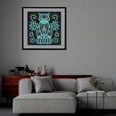 Rhinestone Art 5D DIY Special Shaped Diamond Painting Luminous Cat Mosaic K