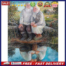 Diamond Painting 5D Full Round Drill Mosaic DIY Couple By River Kit Wall De
