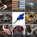 Flame Gun BBQ Cooking Butane Burner Welding Gas Torch Flamethrower (Blue)