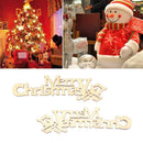 Hanging Ornaments Xmas Decoration Wooden Slice Wood Pieces Merry Christmas