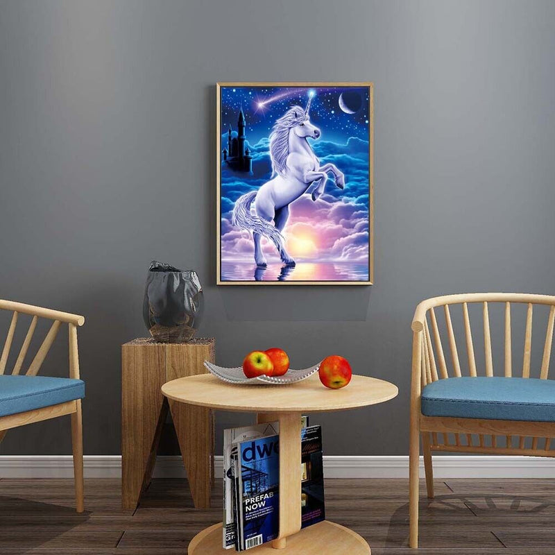 Cartoon Horse Diamond Painting 5D DIY Full Square Drill Mosaic Handmade Wall Art