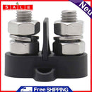 M10+M8 Bus Bar Terminal Blocks 5/16"" Power Cable Stud for Truck RV Boat