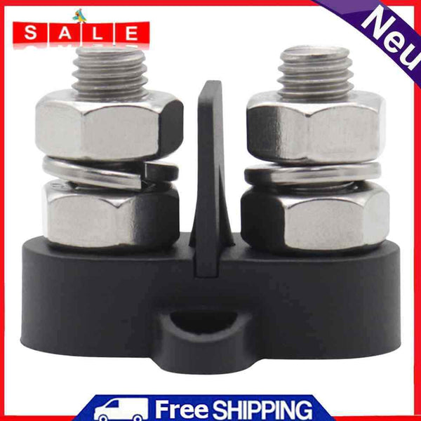 M10+M8 Bus Bar Terminal Blocks 5/16"" Power Cable Stud for Truck RV Boat