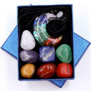 8x Chakra Healing Stones Crystal Gemstones Healing Rocks Meditations Stones C8G4