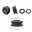 CNC MTB Road Bike Hollow Crank Cap Aluminum Crankset Screw Covers (Black)