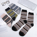 Thicken Soft Men Multi Color Warm Socks Ethnic Style Wool Socks Thermal Socks