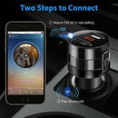 Player Dual USB Charger Car FM Transmitter Handsfree Car Kit Wireless Bluetooth