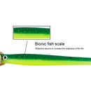 5pcs 10cm 6g Bionic Loach Fishing Artificial Crankbait Soft Baits (Green)