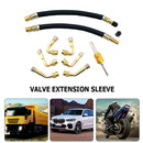 45 90 135 Degree Bend Tire Valve Extension Adapter Set for Motorcycle Bike Newly