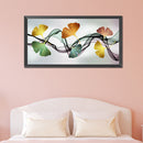 5D DIY Full Round Drill Diamond Painting Ginkgo Biloba Handmade Home Art Deco