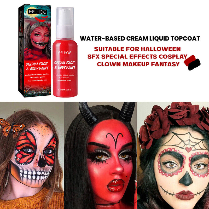30ml Body Paint Stain-proof Oil Paint Face Decoration for Fancy Dances Carnivals