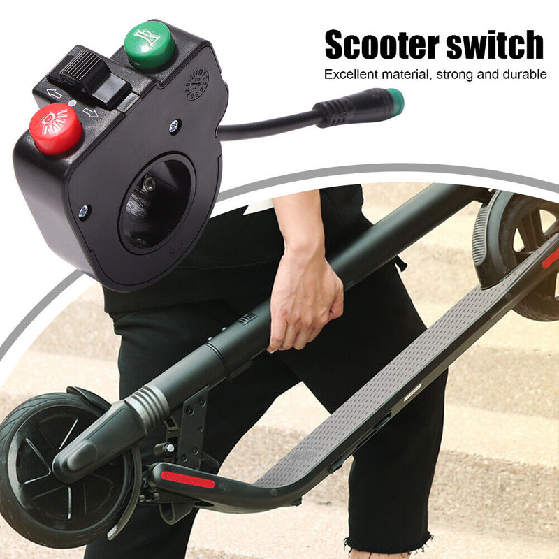 Handleable Headlight Horn Turn Signal Switch for KUGOO M4 PRO Electric Scooter