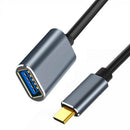 Female Fast Speed Extension Line OTG Adapter Data Cable Type-C to USB 3.0 Cable