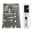 M.2 MSATA SSD to SATA 7 15Pin 2.5"" Adapter Card 2 in 1 Computers Converter