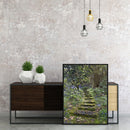 Forest Path Oil Paint by Numbers Hand Painted Frameless Picture Home Ornament