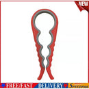 4 in 1 Lid Jar Opener Nonslip Can Bottle Opener Kitchen Tool (Red Gray)
