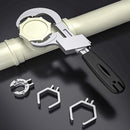 Bathroom Ratchet Wrench Pipe Wrench Plumbing Repair Tools Adjustable Spanner