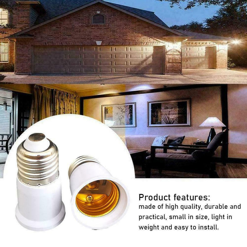 1xE27 to E27 Converter Extension Adapter Socket LED 7T6T Bulb Base b Lamp R2K5