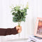 Eucalyptus Stems Floral Arrangement Lifelike Greenery Leaves Faux Plants