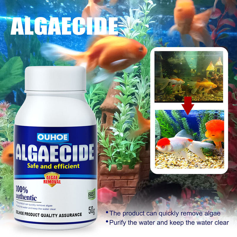 Aquarium Algaecide Water Algae Control Fish Tank Moss Remover Cleaning Tools