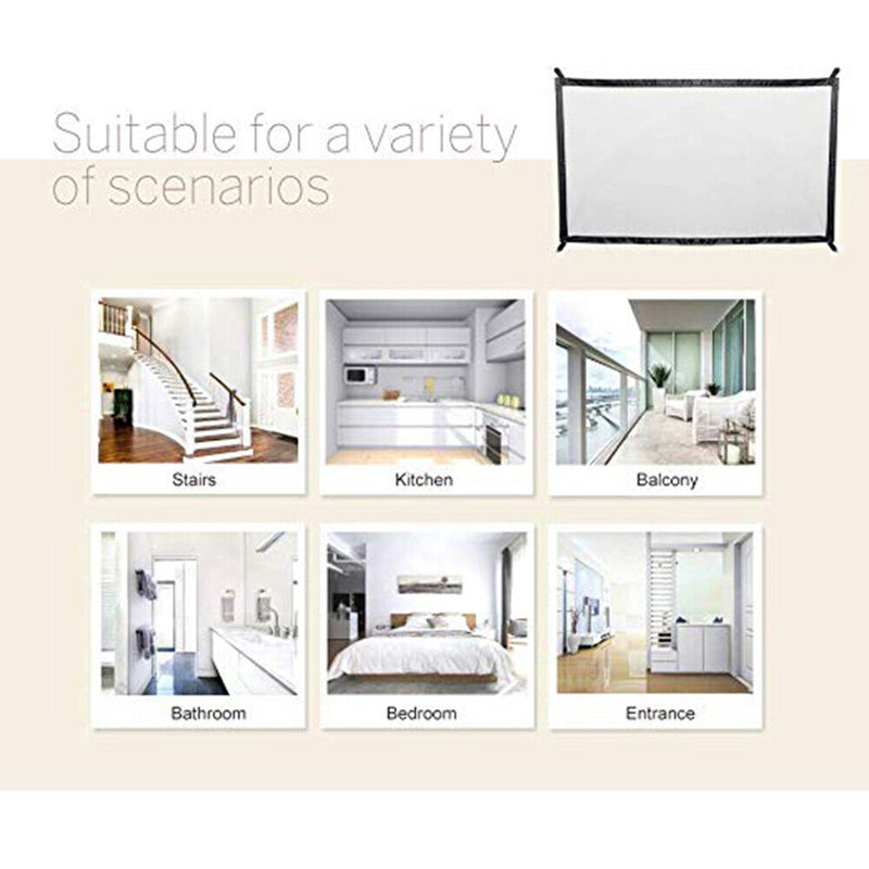 Household Baby Fence Kids Safety Gate Guards Isolation Net for Dog Protecti