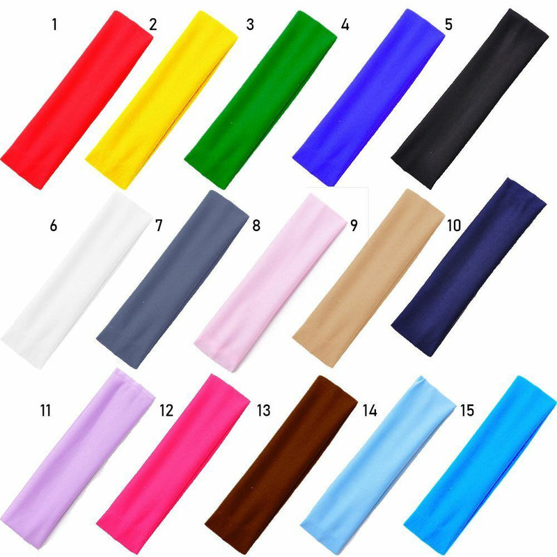 Yoga Hair Bands Stretch Ribbon Headwear Elastic Headbands Sweat Band Hairband