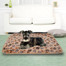 L WARM Pet Blanket Touch Soft Warm Mat Dogs Cat  Bed Blanket Mat(Brown)