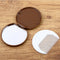 Women Home Office Use Cookie Shaped Mirror with Comb Chocolate Pocket Mirror