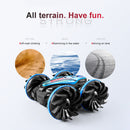 #A Waterproof Amphibious Remote Control Stunt Car 2.4GHz 4WD Off-Road RC Vehicle