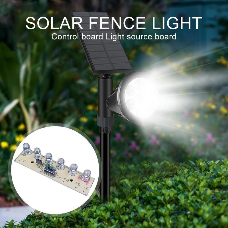 1.2V Solar Lawn Light Circuit Board with Switch Underground Light Control