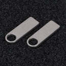 Titanium Alloy Blank Anti-Lost Pet Keyring Pendant Titanium Plate DIY Name Tag