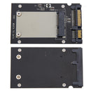Mini pcie PCI-E mSATA SSD to 2.5" SATA Convertor mSATA-SATA Adapter Card Black