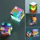 1x Unique Optical Glass Cubes RGB Combiner Splitter Rendering Gifts Color I6G2