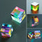 1x Unique Optical Glass Cubes RGB Combiner Splitter Rendering Gifts Color I6G2