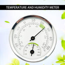 Mini Pointer Thermometer Hygrometer Room Humidity Temperature Meter (White)