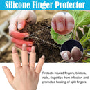 Silikonschläuche Protector Pain Relief Sleeve Cover Sport Picking Finger Cover.